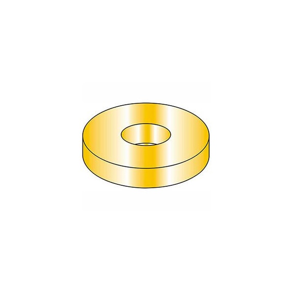 1/2in Flat Washer - USS - 9/16in I.D. - .156/.188in Thick - Steel - Yellow Zinc - Grade 8 - 50 Pk